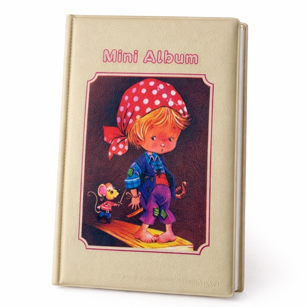 Vintage 1980s Mini Photo Album Retro Kids Mouse Cute Kitsch Kawaii Apollo Corp